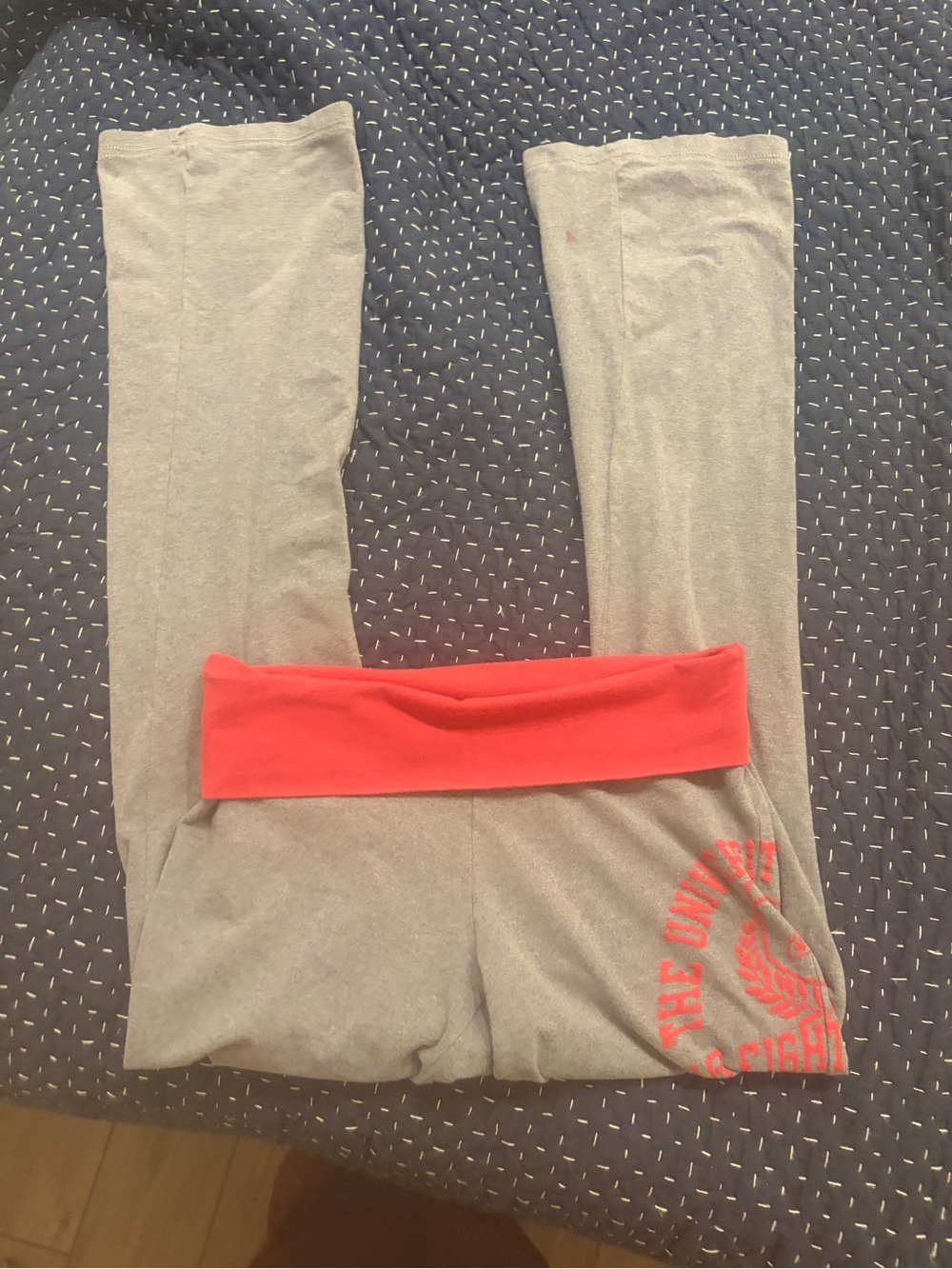 vintage university of arizona flared fold over leggings